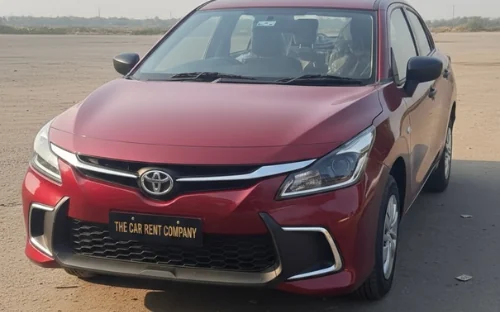 Toyota Glanza for self-drive rent in Chandigarh