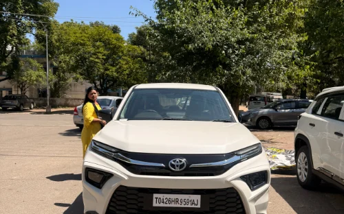 Toyota Urban Cruiser Hyryder for self-drive rent in Chandigarh