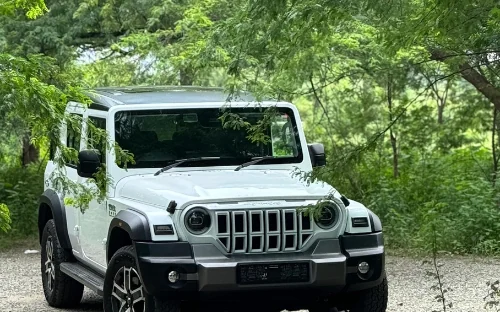 Mahindra Thar Roxx 4×2 for self-drive rent in Chandigarh